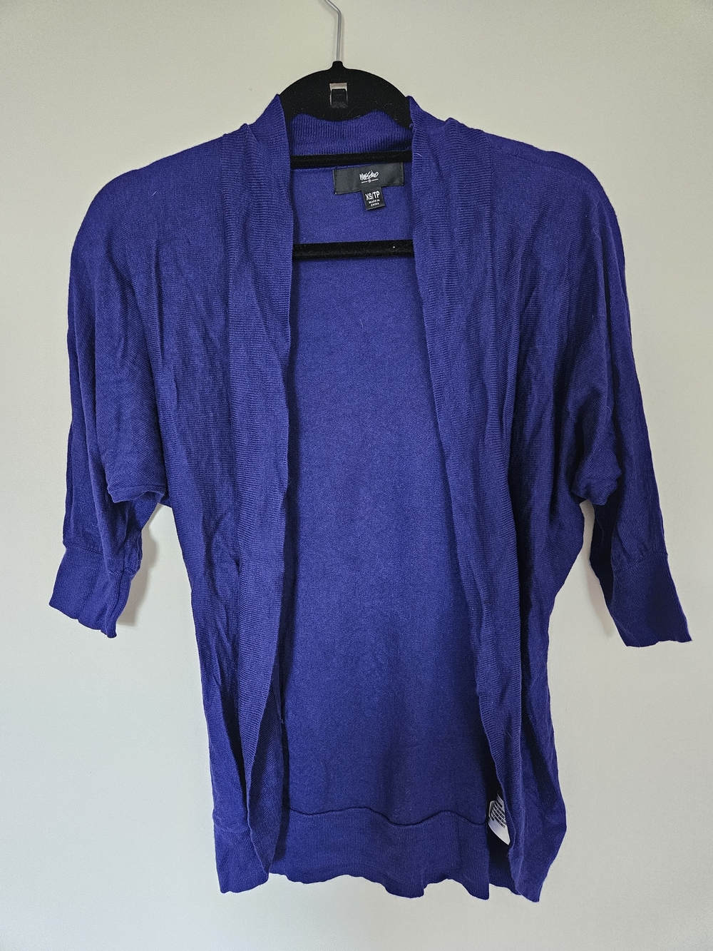 Mossimo Supply Co. Deep Purple Knit Cardigan